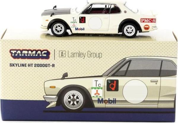 NISSAN SKYLINE 2000 GT-R  RHD SILVER 1/64  TARMAC WORKS - Image 1