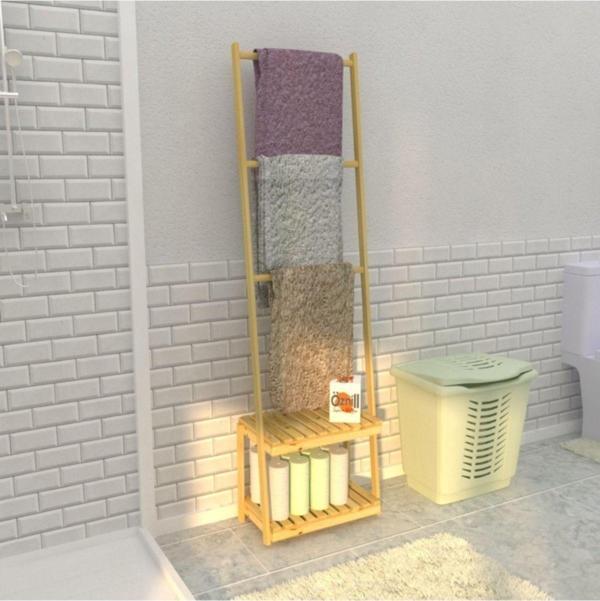 Fokai Wood Tual - Havlu Askılığı Banyo Rafı - Image 1
