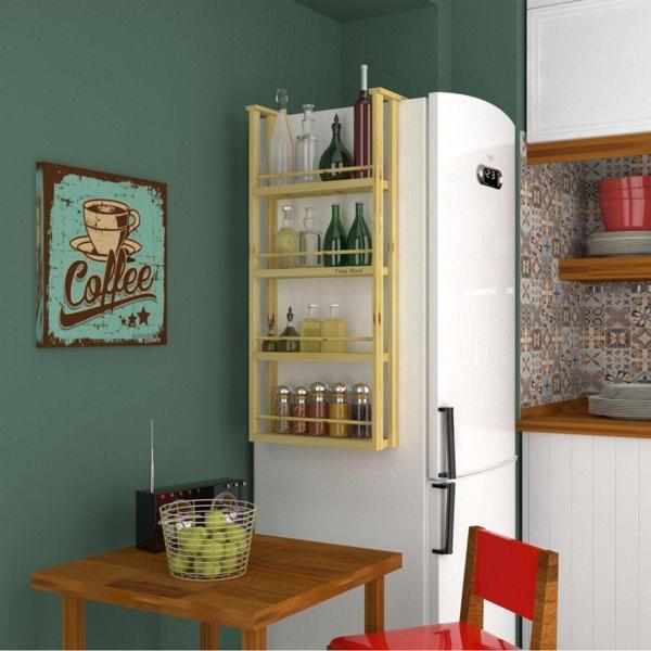 Fokai Wood Yancı - Buzdolabı Yanı Rafı - Image 1