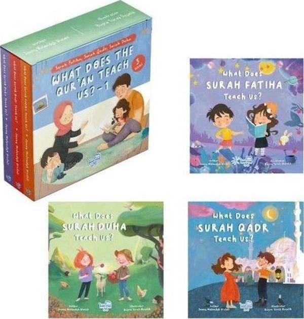 What Does The Qur'an Teach Us? 1 - İngilizce Mini Meal Seti 1 - 3 Kitap Takım - Puset Kitap - Image 1
