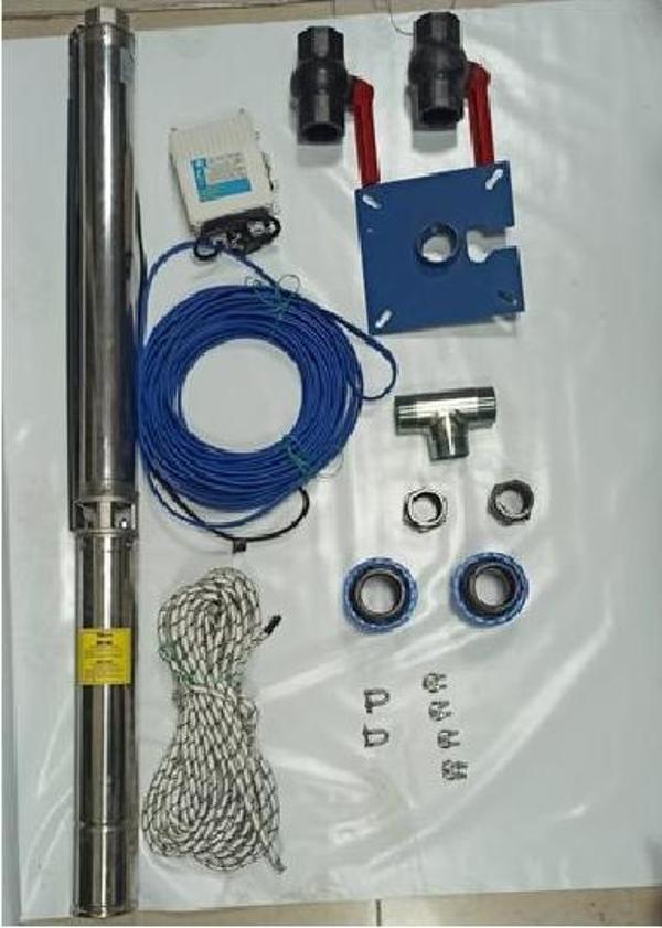 Impo Sk 415/08 3HP Technoplast Başlıklı  20 MT Yassı Kablolu ve Panolu 40 mt Halatlı Çift Vanalı Akıtma Başlıklı Monofaz - Image 1