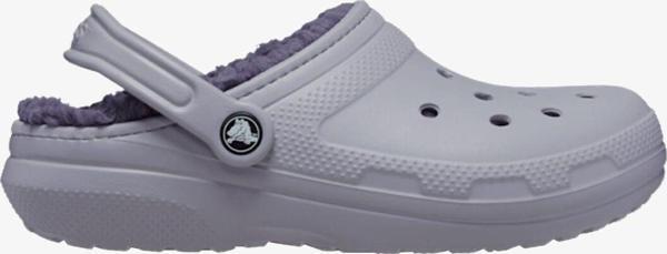 Crocs Classic Lined Unisex Gri Clog Terlik 203591-5Pu - Image 1