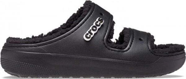 Crocs Classic Cozzzy Sandal Black Noir 207446-001 - Image 1