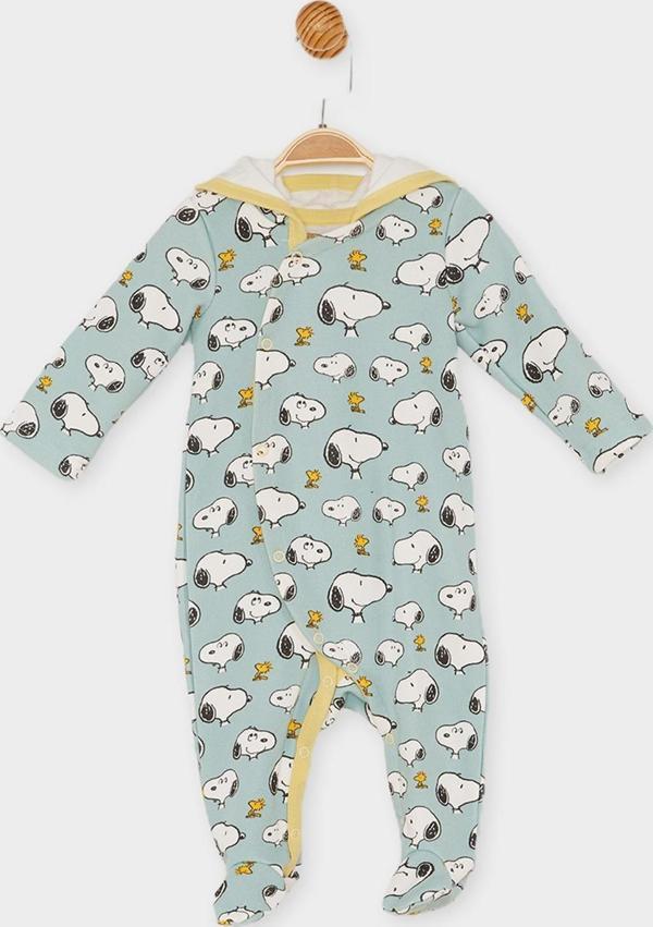 Snoopy Lisanslı Bebek Kapşonlu Tulum 21612 - Image 1