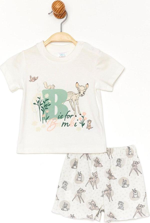 Bambi Lisanslı Kız Bebek Pijama Takımı 19670 - Image 1