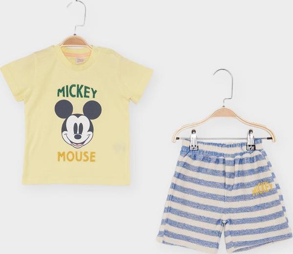Mickey Mouse Lisanslı Erkek Bebek 2'li Takım 21745 - Image 1