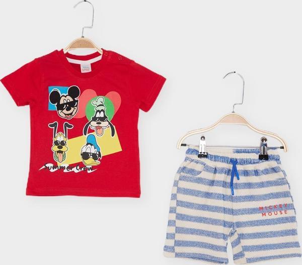 Mickey Mouse Lisanslı Erkek Bebek 2'li Takım 21751 - Image 1