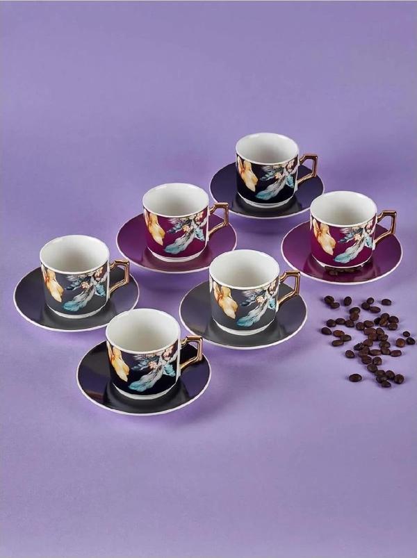Neva 6lı kahve fincanı takımı 100ml N3503 - Image 1