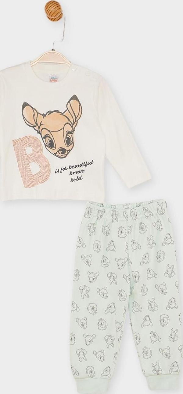 Bambi Lisanslı Kız Bebek Pijama Takımı 21433 - Image 1