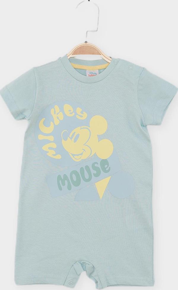 Mickey Mouse Lisanslı Erkek Bebek Kısa Tulum 21739 - Image 1