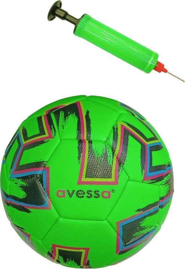 Avessa Ft-300-103 Futbol Topu No5 Yeşil Pompalı - Image 1
