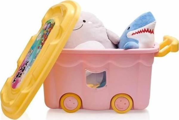 Bee Home Oyuncak Kutusu - Pembe  - Image 1