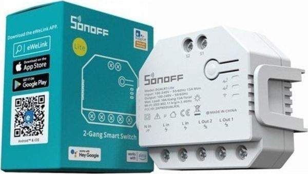 Sonoff Dualr3 Lite Çift Röle İki Yönlü Akıllı Anahtar 15887 - Image 1