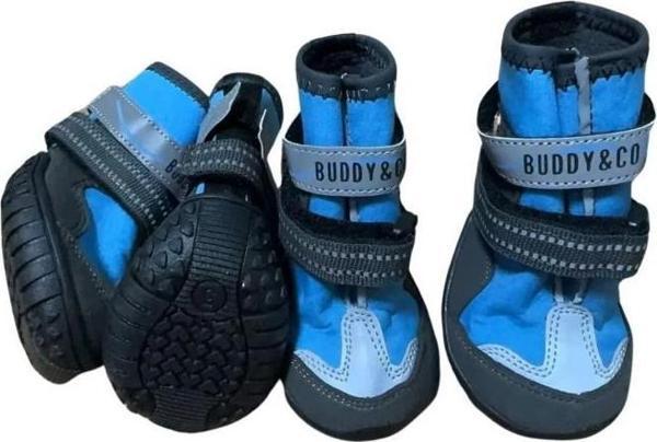 Buddy Co Superstone Kauçuk Dış Taban Köpek Ayakkabısı Mavi  No 3 5,5 Cm - Image 1