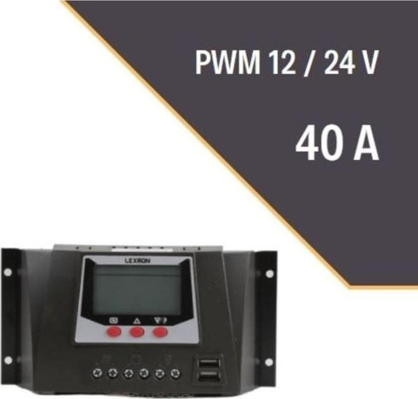 Lexron 40A Pwm Şarj Kontrol Cihazı - Image 1