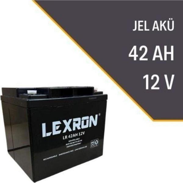 Lexron 42Ah-12V Jel Akü - Image 1