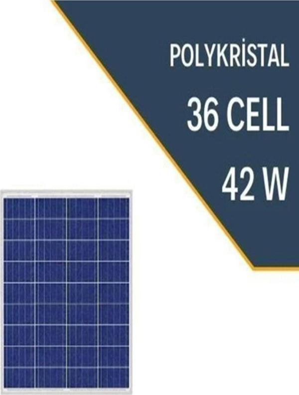 Lexron 42W Polykristal Güneş Paneli - Image 1