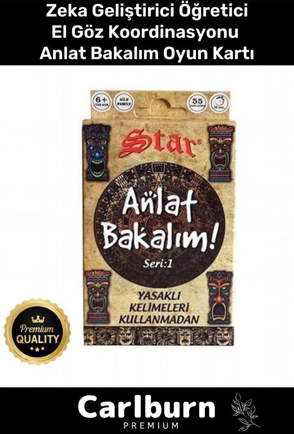 Eğitici Zeka Geliştirici Öğretici Eğlence Aile Parti Gece Anlat Bakalım Mini Oyun Kartları - Image 1