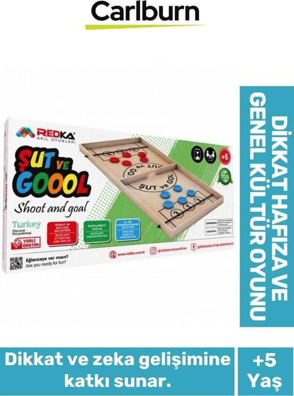 Zeka Geliştirici Oyun Eğitici Öğretici Okuma Yazma Futbol El Göz Koordinasyonu Şut ve Gol Oyunu - Image 1