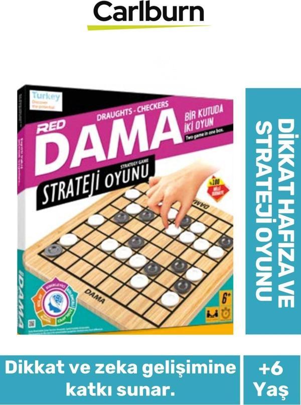 Zeka Geliştirici Oyun Eğitici Öğretici Okuma Yazma El Göz Koordinasyonu Dama Oyunu - Image 1