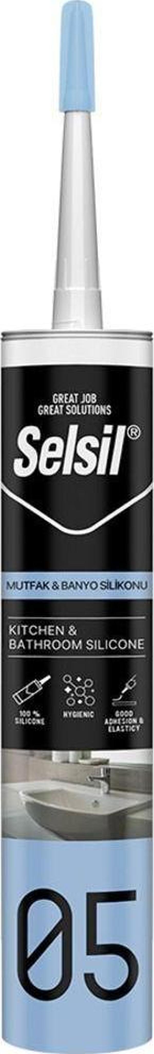 Selsil Duşakabin Silikonu Şeffaf 280 Ml - Image 1
