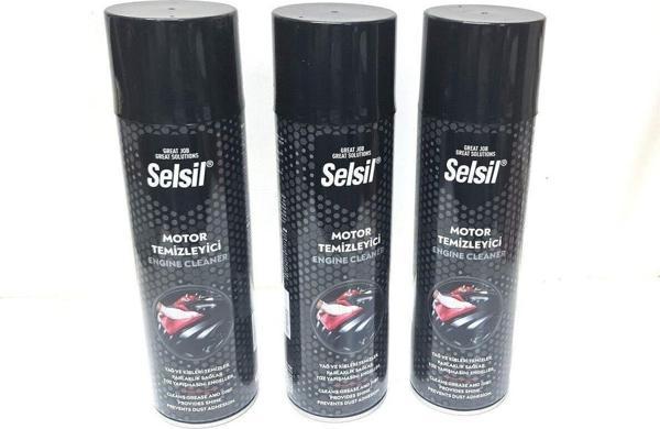 Selsil Susuz Motor Temizleme Spreyi 3 Adet X 500 Ml. - Image 1