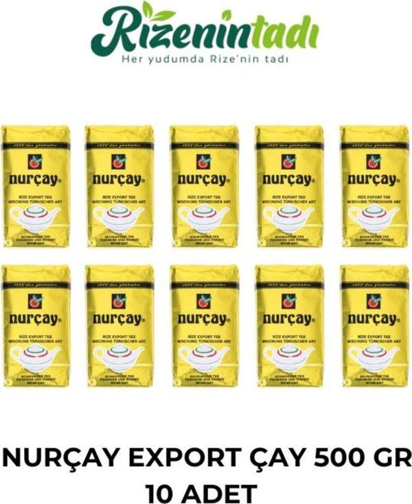 NURÇAY EXPORT ÇAYI 500 GR - 10 ADET - Image 1