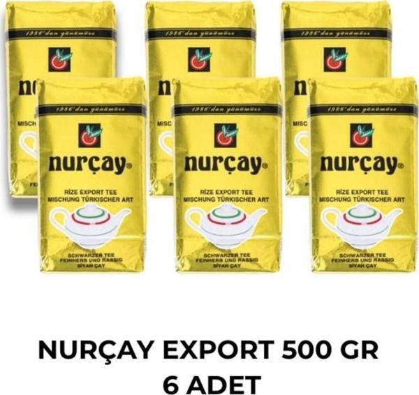NURÇAY EXPORT ÇAY 500 GR - 6 ADET - Image 1
