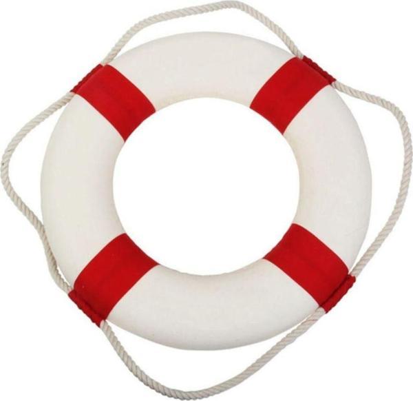 Muhtelif Can Simidi Plastik Büyük Beyaz 55 Cm   - Image 1
