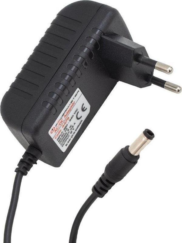 Powermaster PM-4479 12 Volt - 0.5 Amper 5.5*2.5 Mm Uçlu Plastik Kasa Priz Tipi Adaptör - Image 1