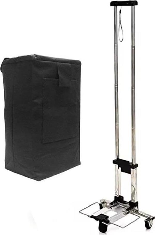 Sunup Paslanmaz Çelik Katlanabilir Ve Taşınabilir Mini El Arabası - Image 1