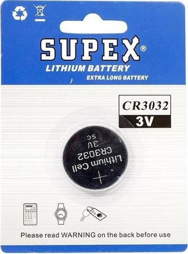 Supex CR3032 3 Volt Lityum Pil Tekli - Image 1