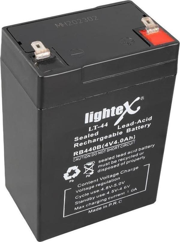 Lightex LT-44 4Volt 4.0Amper Kuru Işıldak Aküsü - Image 1