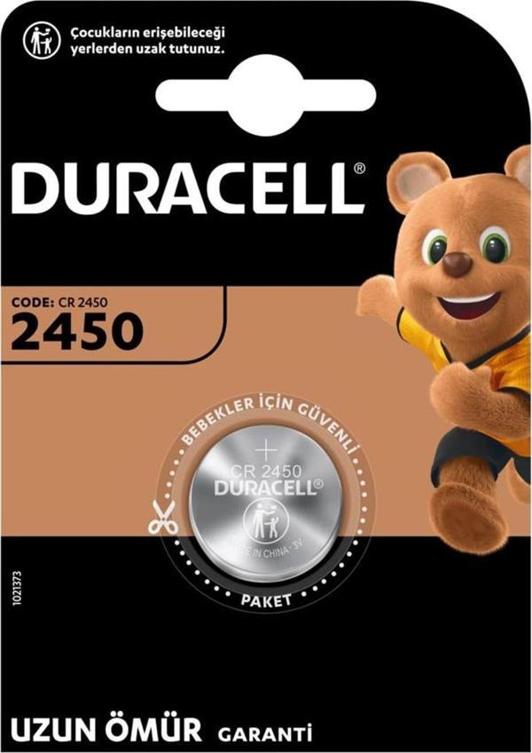 Duracell CR2450 3 Volt Lityum Pil Tek Fiyat - Image 1