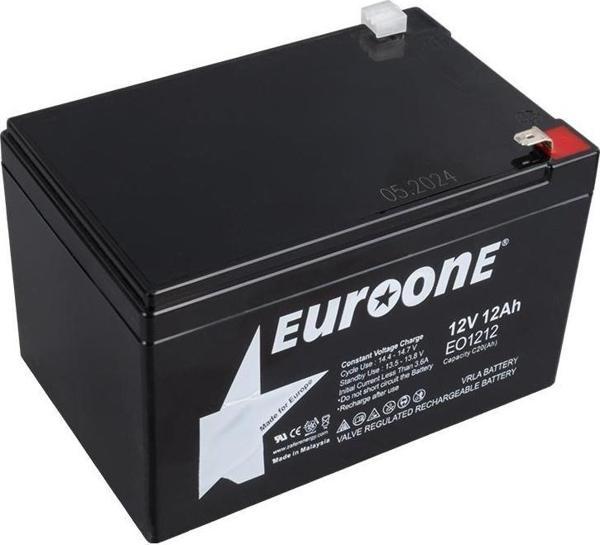 Euroone EO-1212 12 Volt - 12 Amper Bakımsız Kuru Akü - Image 1