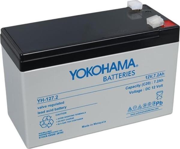 Yokohama YH-127.2 12 Volt - 7.2 Amper UPS'ler İçin Akü (150x65x90 mm) - Image 1