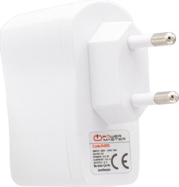 Powermaster 5 Volt 500 mA USB Adaptör - Image 1