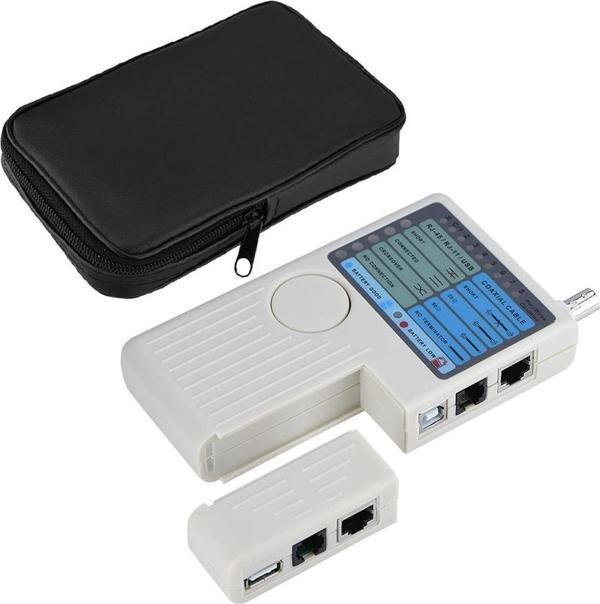 Powermaster Rj11+Rj45+Usb+Bnc Kablo Test Cihazı PM-20629 - Image 1