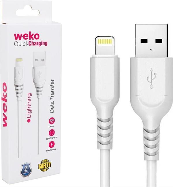 Weko WK-22019 USB To Lightning Telefon Şarj Kablosu - Image 1