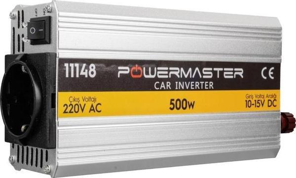 Powermaster PM-11148 12 Volt 500 Watt Modified Sinus İnverter - Image 1