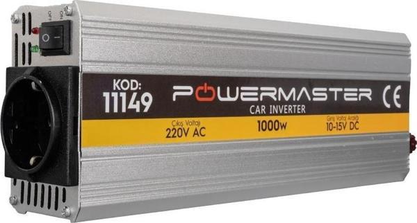 PowerMaster PM-11149 12 Volt - 1000 Watt Modifiye Sinüs İnverter - Image 1