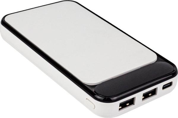 S-Link IP-G2710 10000 mAh 2 USB Port LCD Göstergeli Beyaz Powerbank - Image 1
