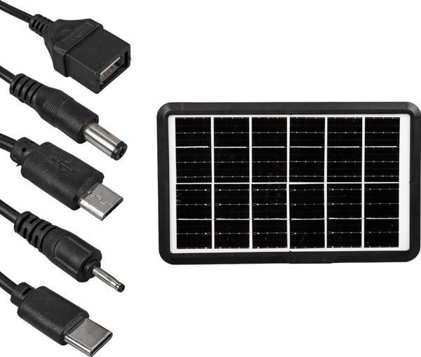 PowerMaster ZO-710 6 Volt 1.33 Amper 8 Watt Güneş Enerjili Şarj Cihazı Solar Panel - Image 1