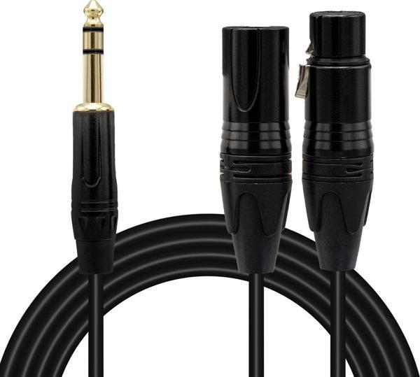 Magicvoice LD390A Canon Erkek Dişi - 6.3 Mm Stereo Erkek 1.5 Metre Kablo - Image 1
