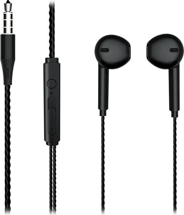 Lenovo Lecoo EH104B 3.5 Mm Jacklı Kablolu Kulak İçi Mikrofonlu Kulaklık Siyah - Image 1