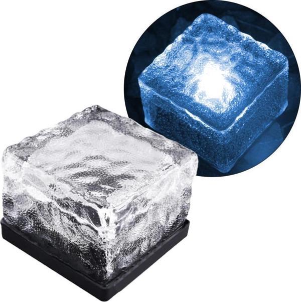 PowerMaster PM-21649 Solar Mavi Ledli Tuğla Görünümlü Bahçe Dekorasyon Aydınlatma - Image 1