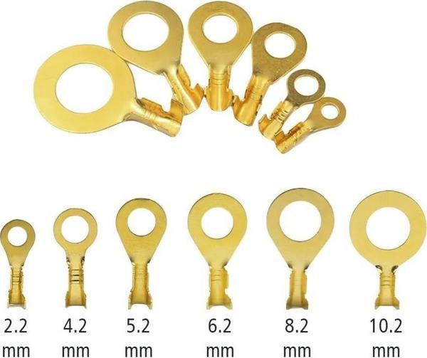 PowerMaster TKS-8 8.2 MM Sarı Topraklama Terminal Kablo Pabuç (150 Adet) - Image 1