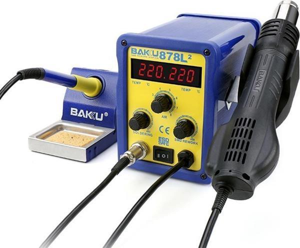 Baku BK-878L2 Digital Isı Ayarlı-Üflemeli Havya - Image 1
