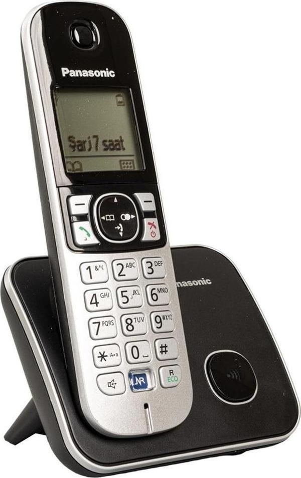 Panasonic KX-TG6811 Dect Telsiz Telefon Siyah - Image 1