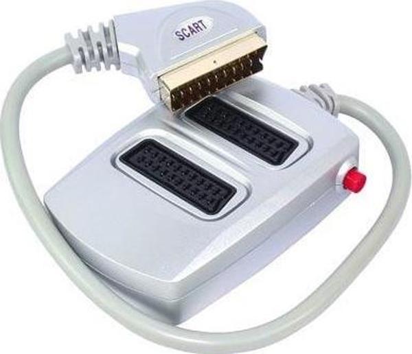 Scart Dağıtıcı 2 li Silver Butonlu - Image 1